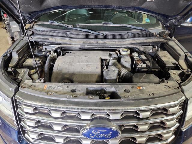 1FM5K8F87GGA02207 - 2016 FORD EXPLORER LIMITED BLUE photo 12