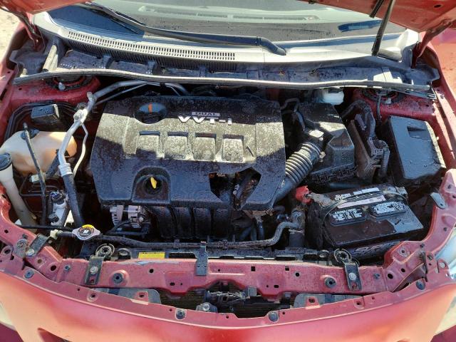 1NXBU40E29Z097798 - 2009 TOYOTA COROLLA BASE Burgund zdjęcie 11