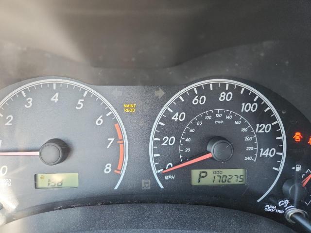 1NXBU40E29Z097798 - 2009 TOYOTA COROLLA BASE Burgund zdjęcie 9