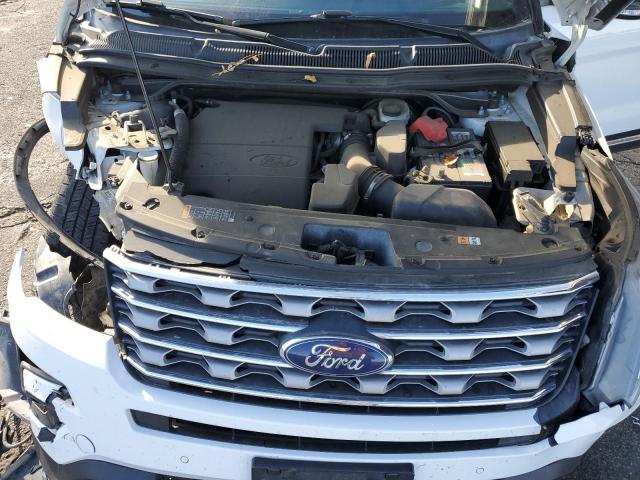 1FM5K8D88HGA99406 - 2017 FORD EXPLORER XLT Weiß Foto 11