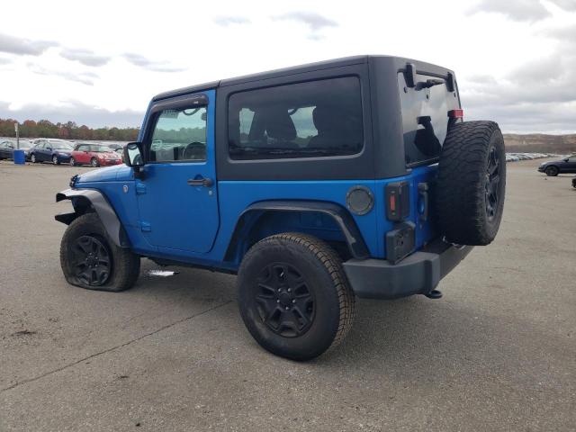 1C4AJWAG3FL715183 - 2015 JEEP WRANGLER SPORT BLUE photo 2