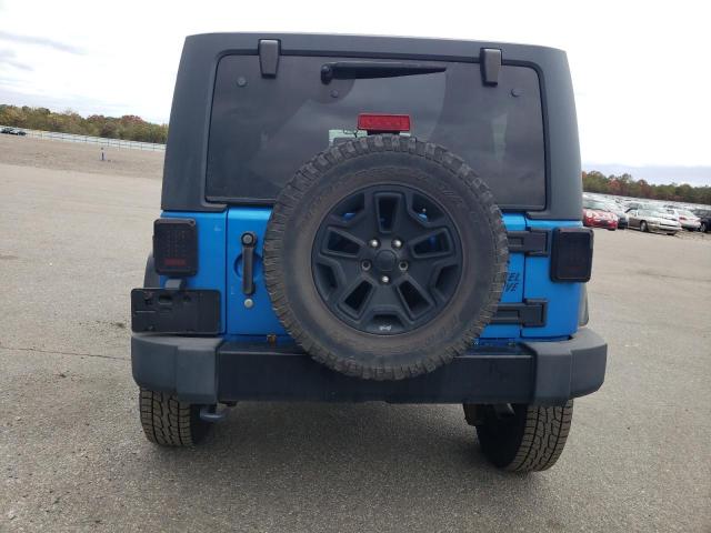 1C4AJWAG3FL715183 - 2015 JEEP WRANGLER SPORT BLUE photo 6