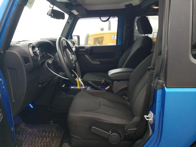 1C4AJWAG3FL715183 - 2015 JEEP WRANGLER SPORT BLUE photo 7