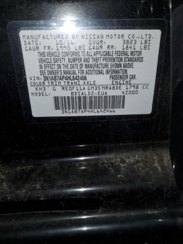 3N1AB7AP4HL642466 - 2017 NISSAN SENTRA S Qara foto 12