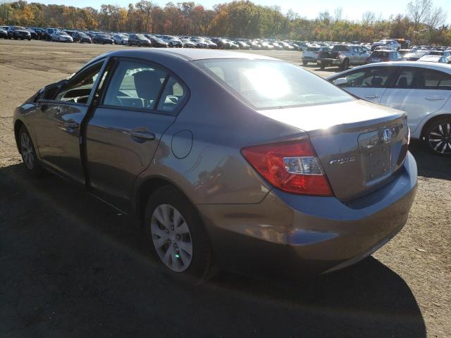 JHMFB2F57CS003214 - 2012 HONDA CIVIC LX 棕色 照片 2