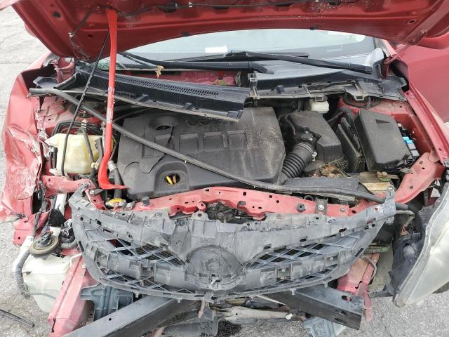 5YFBU4EE0CP048195 - 2012 TOYOTA COROLLA BASE 红色 照片 11