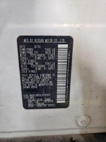 JN8AY2NEXL9782437 - 2020 NISSAN ARMADA PLATINUM 奶油色 照片 13