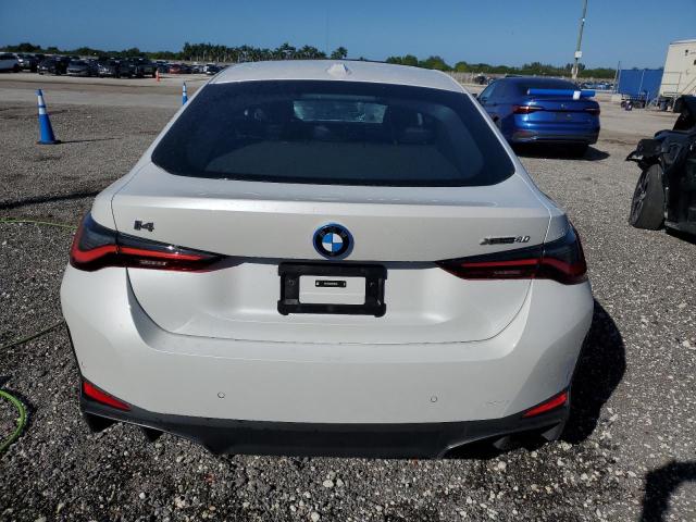 WBY43HD06SFT98640 - 2025 BMW I4 XDRIVE 40 WHITE photo 6