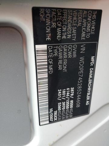 WD0PE745285244608 - 2008 DODGE SPRINTER 2500 თეთრი ფოტო 12