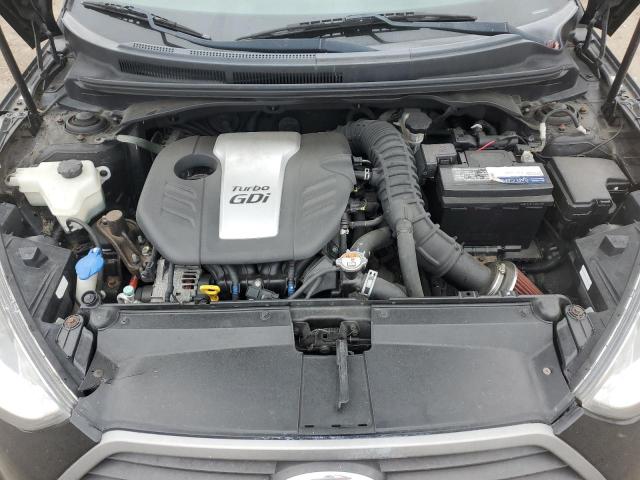 KMHTC6AE8GU274868 - 2016 HYUNDAI VELOSTER TURBO BLACK photo 11