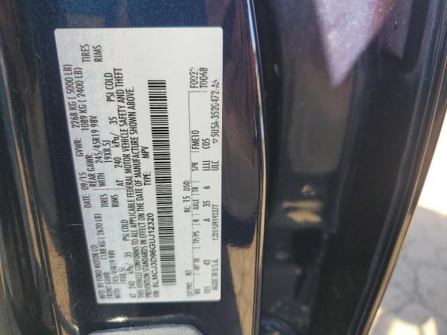 5LMCJ3D96GUJ12320 - 2016 LINCOLN MKC RESERVE Көк фото 13