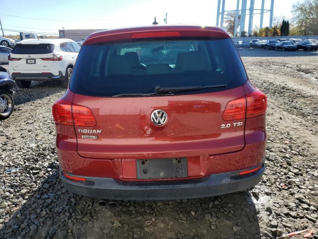 WVGAV7AXXCW005777 - 2012 VOLKSWAGEN TIGUAN S RED photo 6