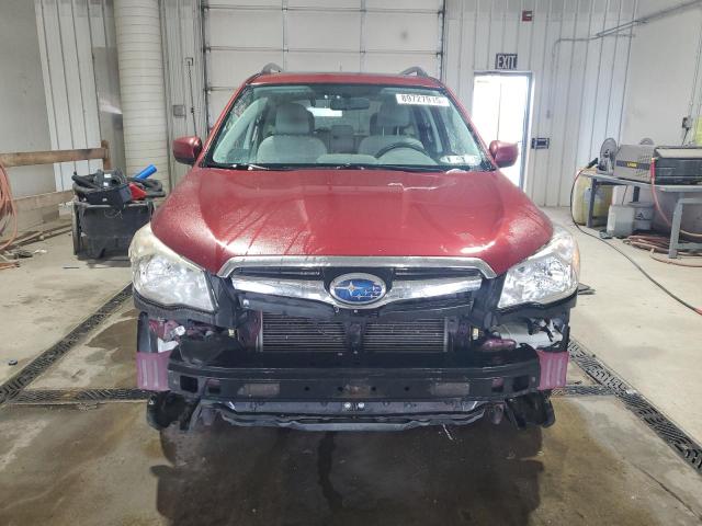 JF2SJAEC8EH504014 - 2014 SUBARU FORESTER 2.5I PREMIUM 勃艮第红 照片 5