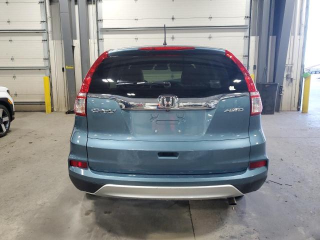 5J6RM4H57FL093703 - 2015 HONDA CR-V EX BLUE photo 6