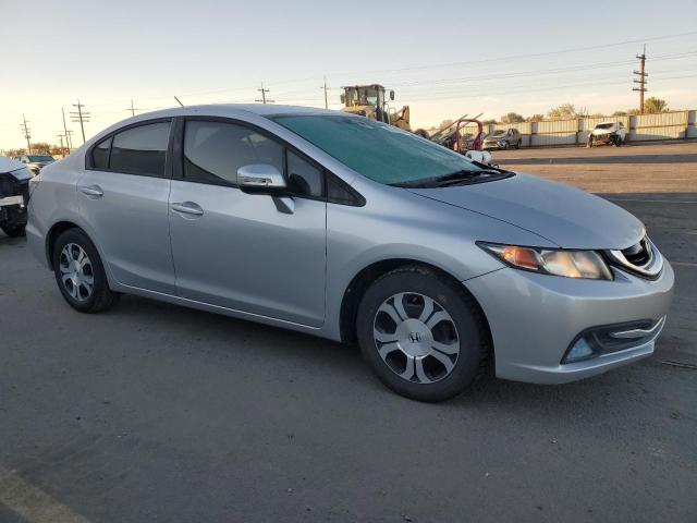 19XFB4F27DE001566 - 2013 HONDA CIVIC HYBRID 银色 照片 4