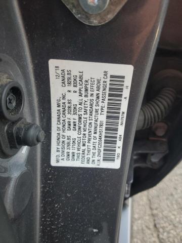 2HGFC2E64KH517831 - 2019 HONDA CIVIC LX Boz foto 12