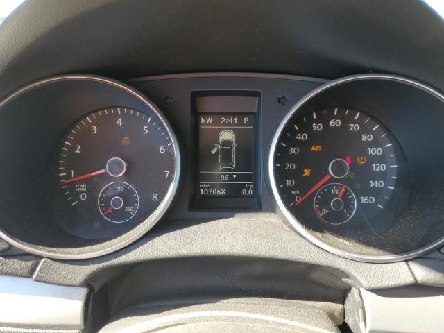 WVWDB7AJ9AW386251 - 2010 VOLKSWAGEN GOLF BLACK photo 9