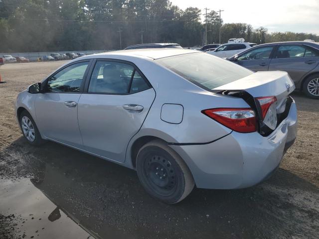 5YFBURHE9GP432619 - 2016 TOYOTA COROLLA L SILVER photo 2
