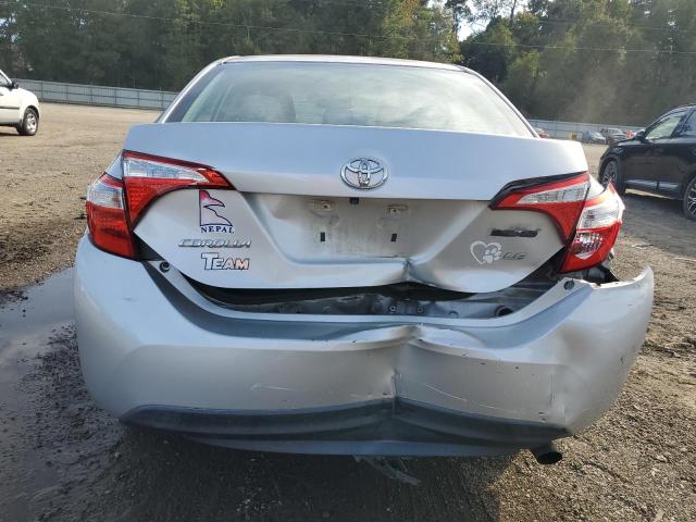 5YFBURHE9GP432619 - 2016 TOYOTA COROLLA L SILVER photo 6