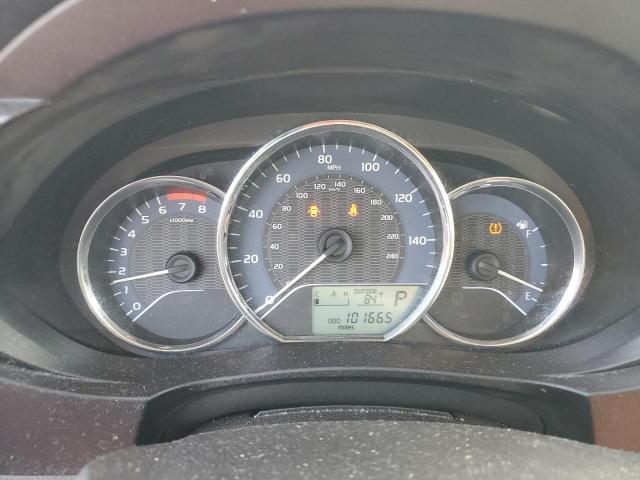 5YFBURHE9GP432619 - 2016 TOYOTA COROLLA L SILVER photo 9