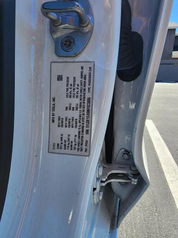 5YJ3E1EA9MF023886 - 2021 TESLA MODEL 3 WHITE photo 10