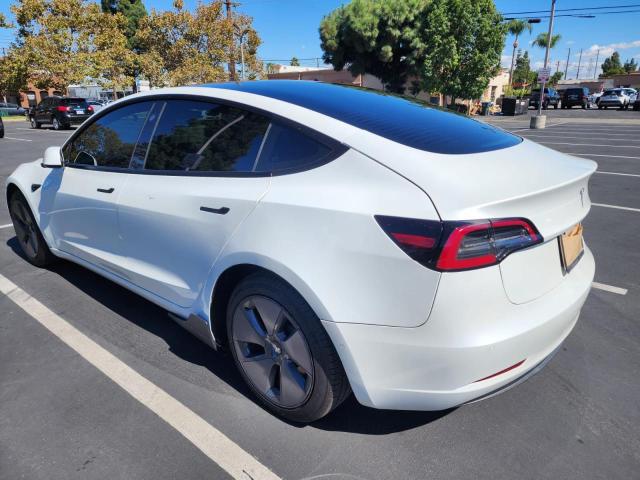 5YJ3E1EA9MF023886 - 2021 TESLA MODEL 3 WHITE photo 3