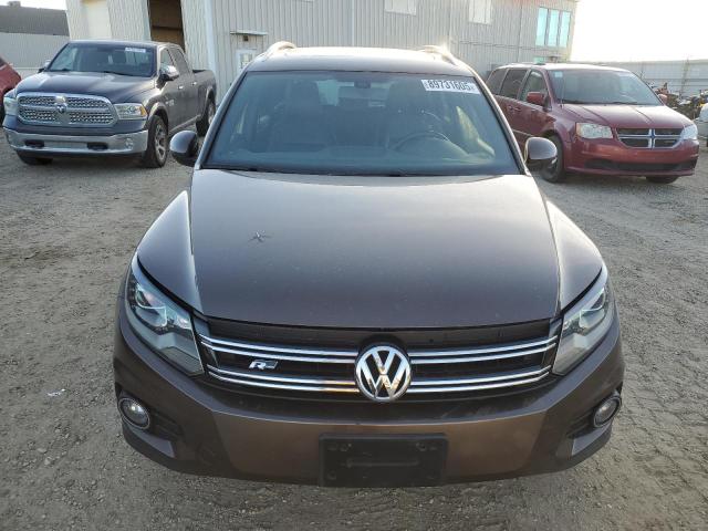WVGJV7AX9FW048706 - 2015 VOLKSWAGEN TIGUAN S BROWN photo 5