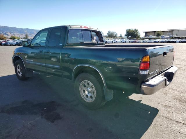 5TBRN34133S350441 - 2003 TOYOTA TUNDRA ACCESS CAB SR5 GREEN photo 2