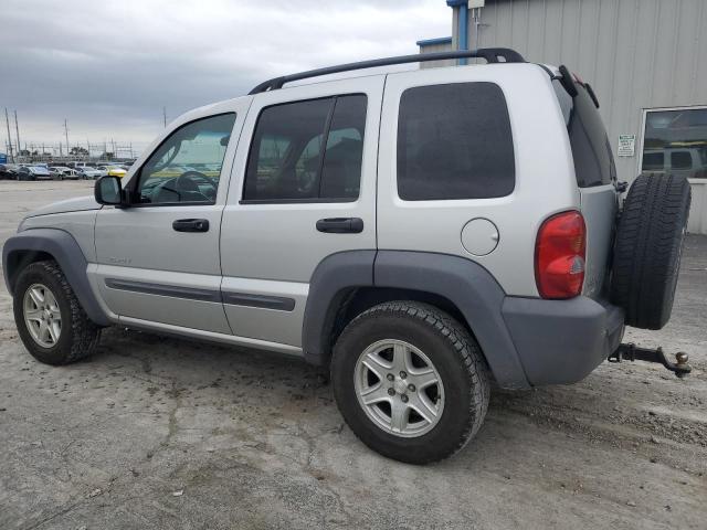 1J4GL48K84W130527 - 2004 JEEP LIBERTY SPORT 银色 照片 2