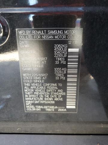 KNMAT2MT7KP524056 - 2019 NISSAN ROGUE S 黑色 照片 13