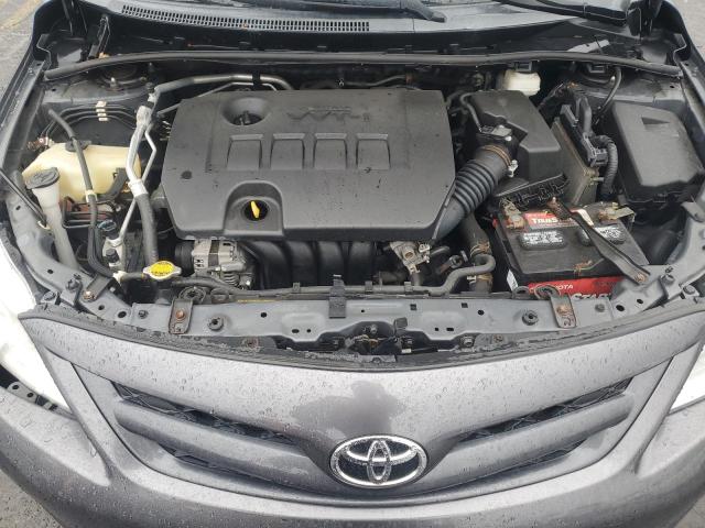 2T1BU4EE0BC713191 - 2011 TOYOTA COROLLA BASE GRAY photo 11