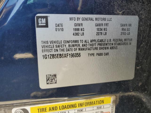 1G1ZB5EB6AF196056 - 2010 CHEVROLET MALIBU LS Blau Foto 12