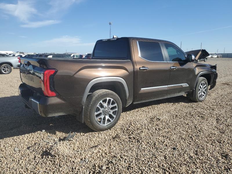 5TFMA5DB9RX191221 - 2024 TOYOTA TUNDRA CREWMAX PLATINUM Marrón foto 3