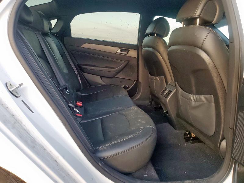 5NPE34AB8FH180344 - 2015 HYUNDAI SONATA SPORT WHITE photo 10