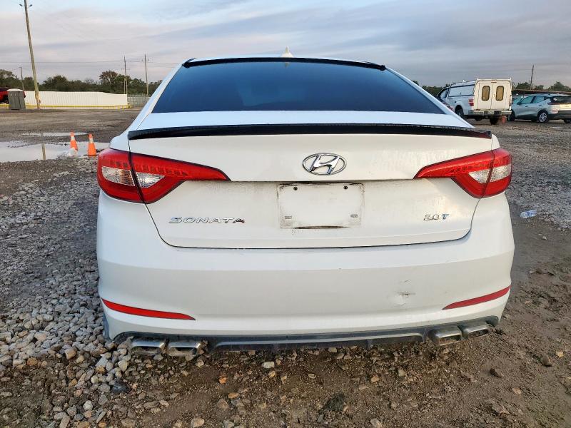 5NPE34AB8FH180344 - 2015 HYUNDAI SONATA SPORT WHITE photo 6