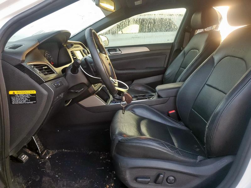 5NPE34AB8FH180344 - 2015 HYUNDAI SONATA SPORT WHITE photo 7