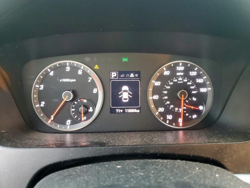 5NPE34AB8FH180344 - 2015 HYUNDAI SONATA SPORT WHITE photo 9