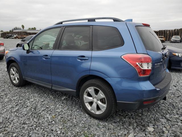 JF2SJADC4GH411611 - 2016 SUBARU FORESTER 2.5I PREMIUM BLUE photo 2