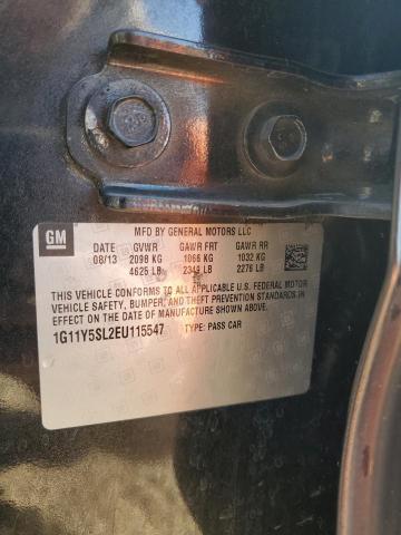 1G11Y5SL2EU115547 - 2014 CHEVROLET IMPALA LS 黑色 照片 12