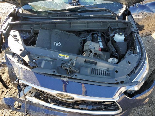 5TDGZRBH6MS537566 - 2021 TOYOTA HIGHLANDER XLE Azul foto 12
