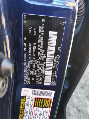 5TDGZRBH6MS537566 - 2021 TOYOTA HIGHLANDER XLE Azul foto 13