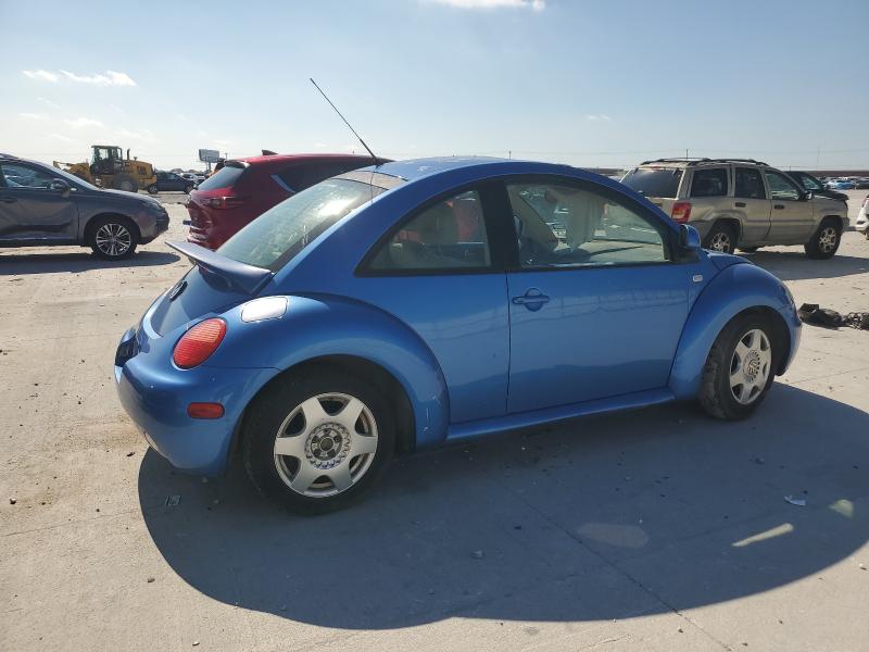 3VWCD21C3YM450950 - 2000 VOLKSWAGEN NEW BEETLE GLS 蓝色 照片 3