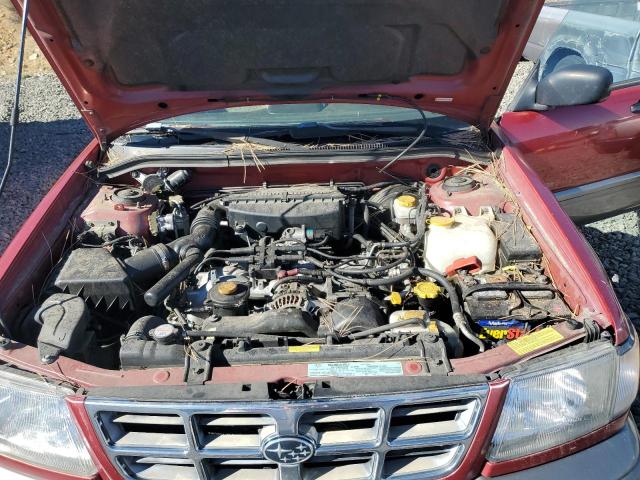 JF1SF6555XH704775 - 1999 SUBARU FORESTER S BURGUNDY photo 12