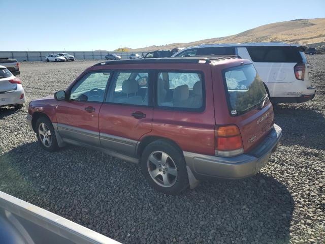 JF1SF6555XH704775 - 1999 SUBARU FORESTER S BURGUNDY photo 2