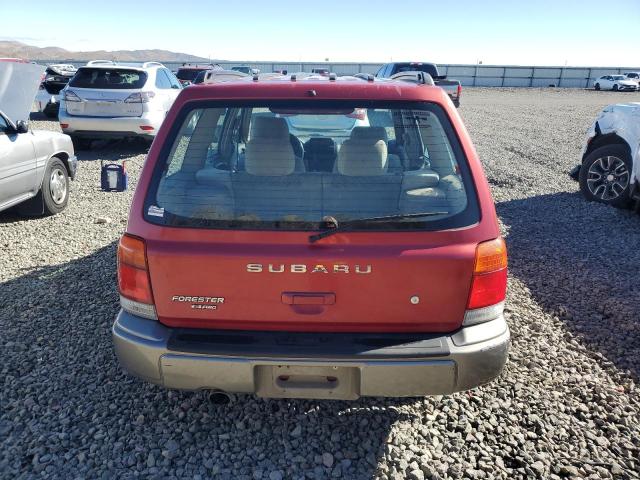 JF1SF6555XH704775 - 1999 SUBARU FORESTER S BURGUNDY photo 6