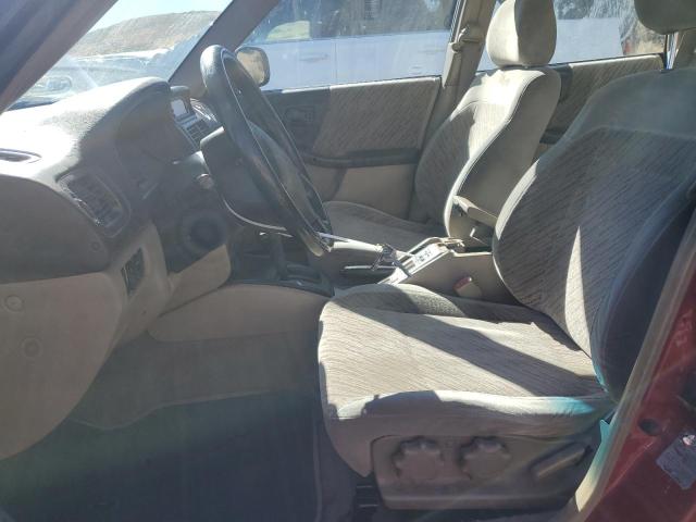 JF1SF6555XH704775 - 1999 SUBARU FORESTER S BURGUNDY photo 7