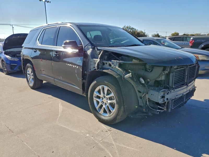 1GNERGKW6KJ214825 - 2019 CHEVROLET TRAVERSE LT Grafitowy zdjęcie 4