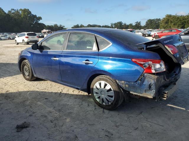 3N1AB7AP3KY350690 - 2019 NISSAN SENTRA S Niebieski zdjęcie 4