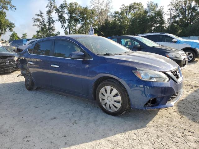3N1AB7AP3KY350690 - 2019 NISSAN SENTRA S Niebieski zdjęcie 8