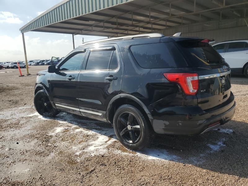 1FM5K7D81KGA95859 - 2019 FORD EXPLORER XLT Schwarz Foto 2